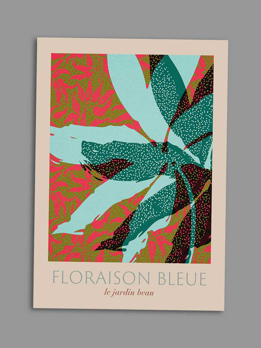 floraison bleue card