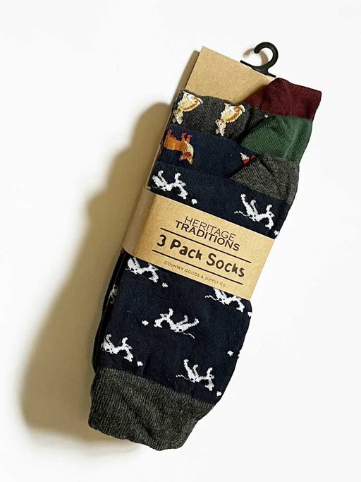 pointer hare and fox sock pack