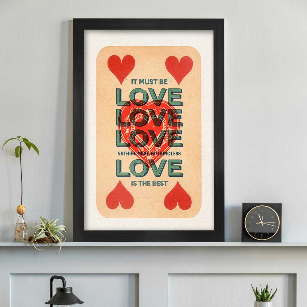 Love inspired poster. It Must Be Love