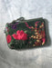 Botanical Velvet Zipped Pouch traditional gift Earth Squared Green 