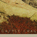 Castle Crag Poster print. Lake District retro vintage