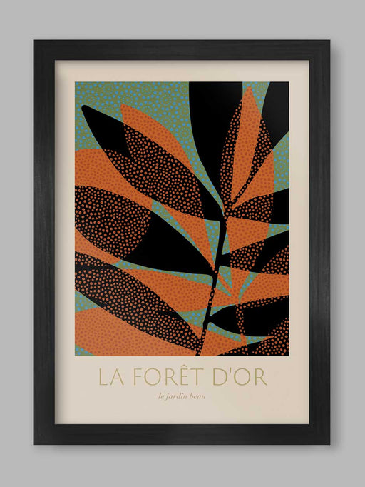 La Foret D'Or - Botanical Print. Gardens poster. Horticultural print