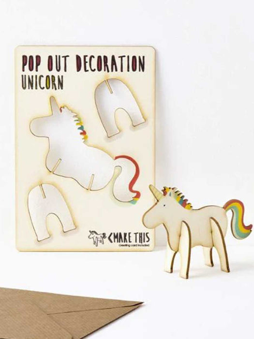 Pop-Out Card - Unicorn Greeting Card Pop Out Card Co 