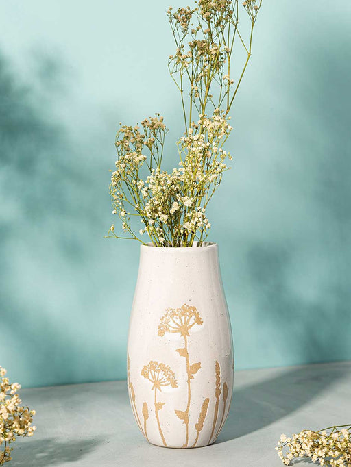 cow parsley vase