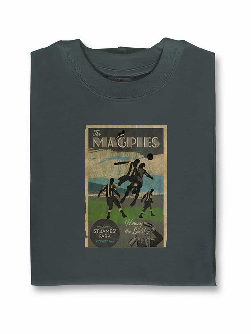 The Magpies Vintage Style Football T Shirt Clothing The Northern Line 