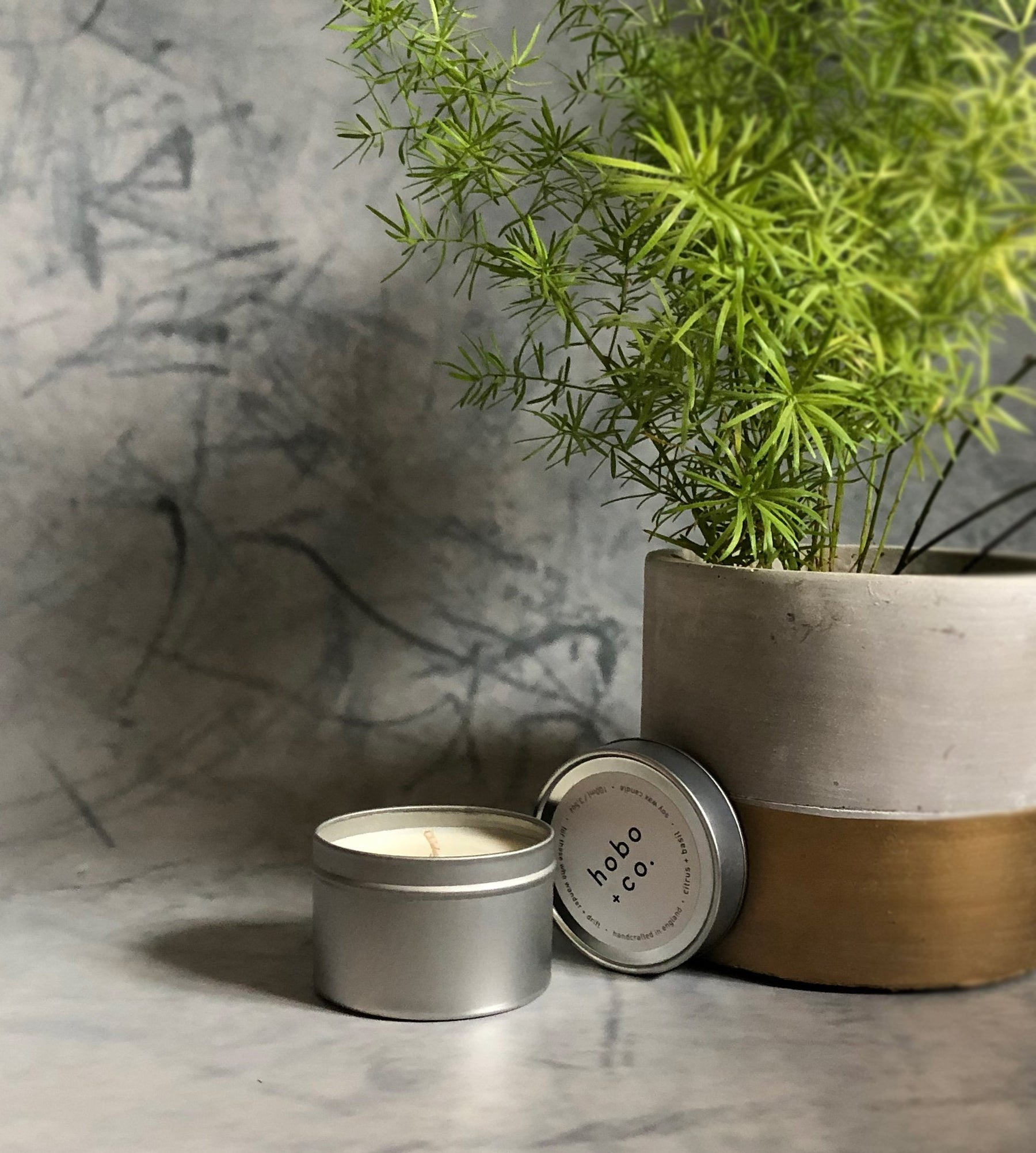 Beautifully scented candles from Hobo + Co