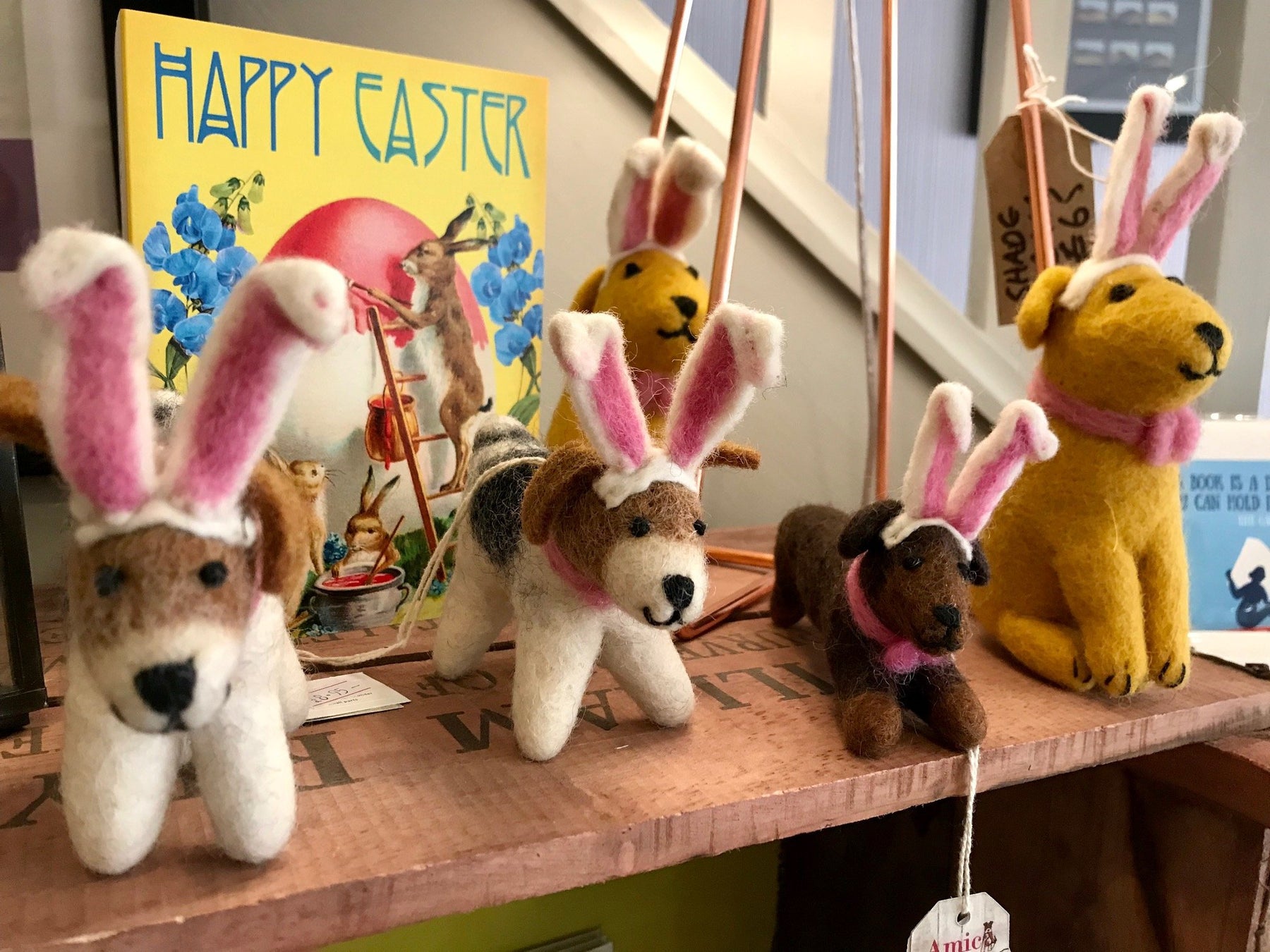 Easter Bunny Ears Felt Dogs
