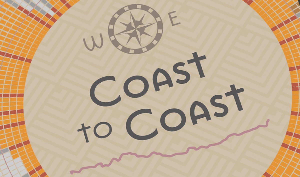 Going Coastal - The Coast-To-Coast Poster