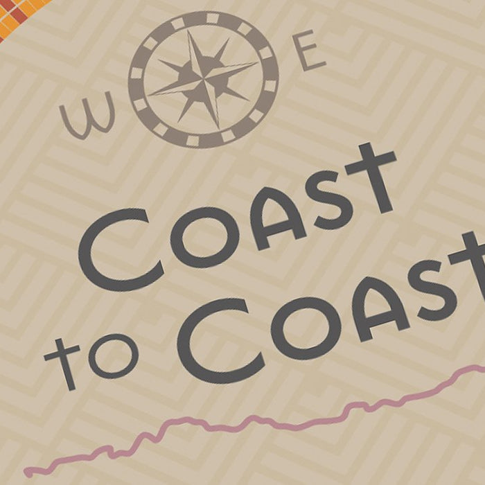 Going Coastal - The Coast-To-Coast Poster