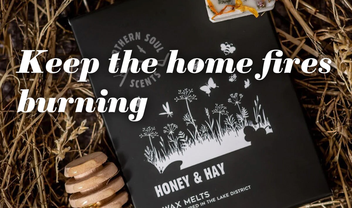 Snuggle up with melts, candles and burners.