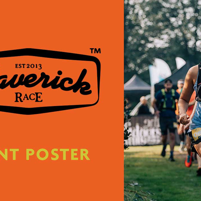 TNL design poster for the Maverick Lake District Race.