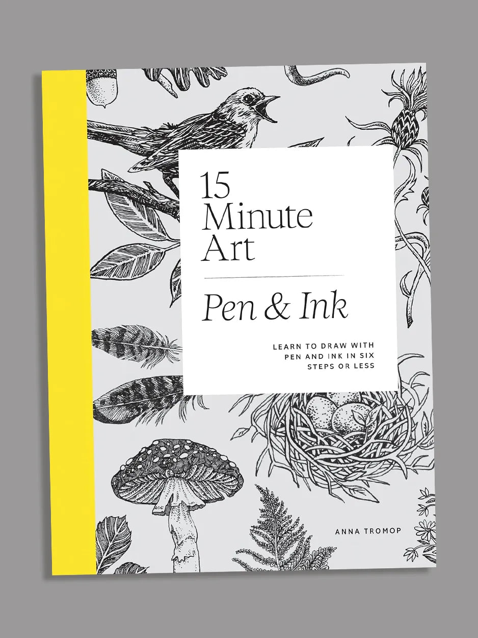 15 minute art pen and ink