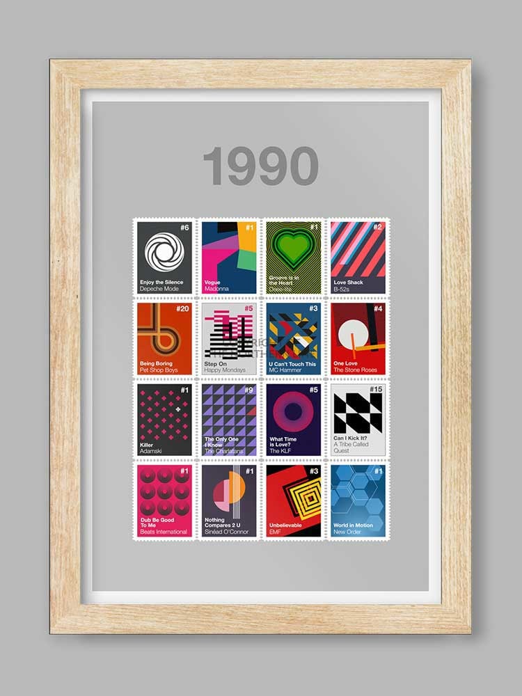 1990 - Music Poster Print