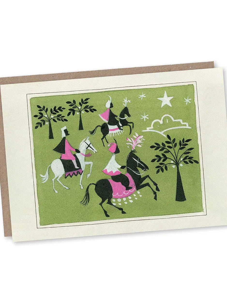 Christmas card of the 'Three Kings'.