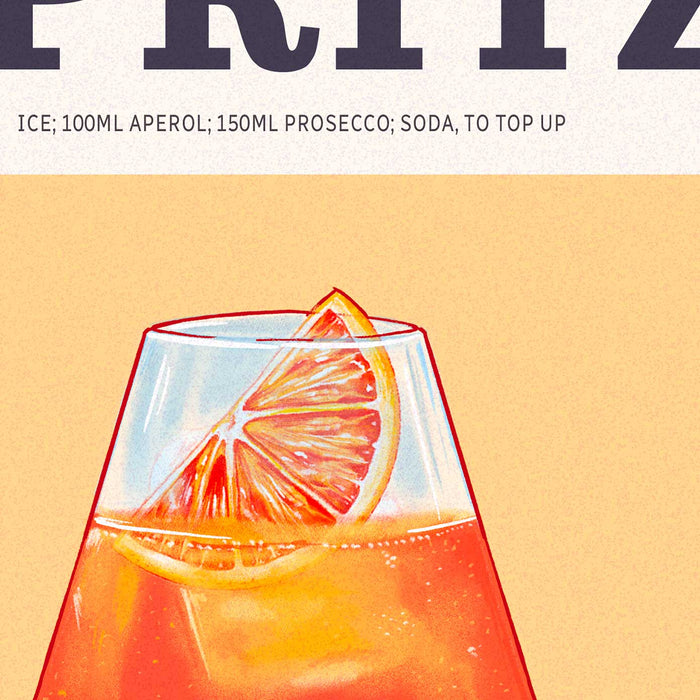 Aperol Spritz - Becki Gill Illustration