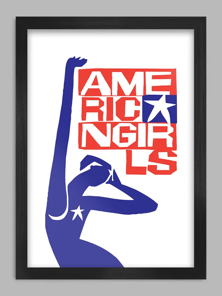 American Girls - Music Print. Minimalist interpretation of Harry Styles' hit single.