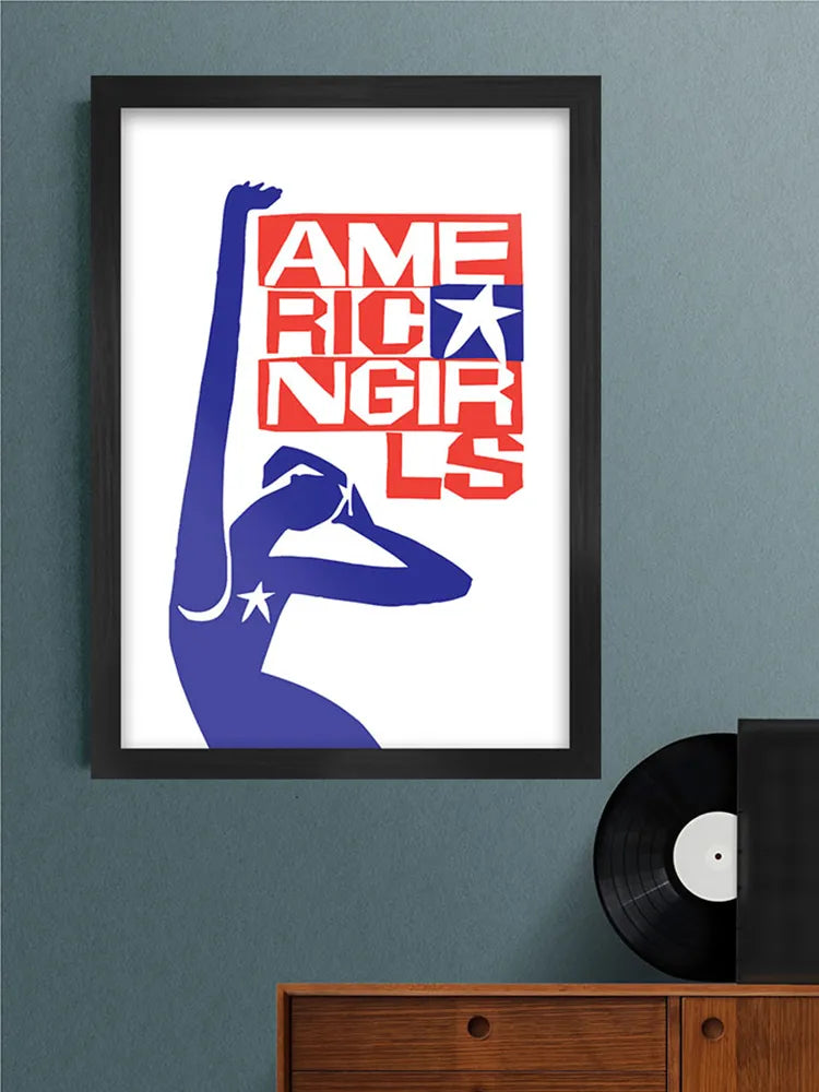 American Girls - Music Print. Minimalist interpretation of Harry Styles' hit single.