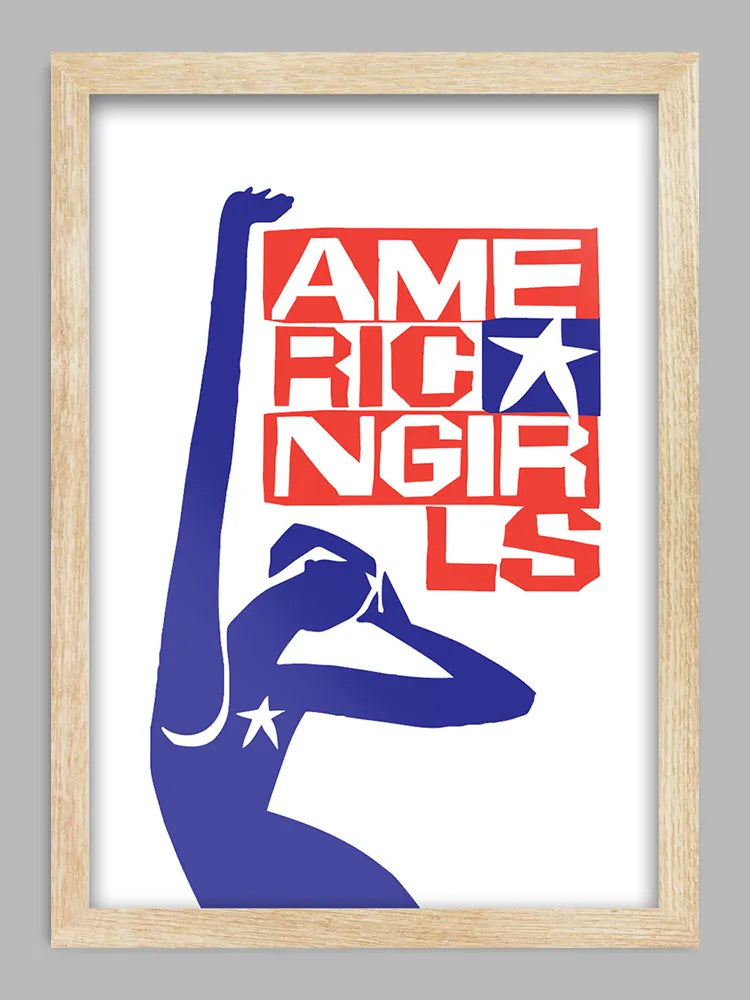 American Girls - Music Print. Minimalist interpretation of Harry Styles' hit single.