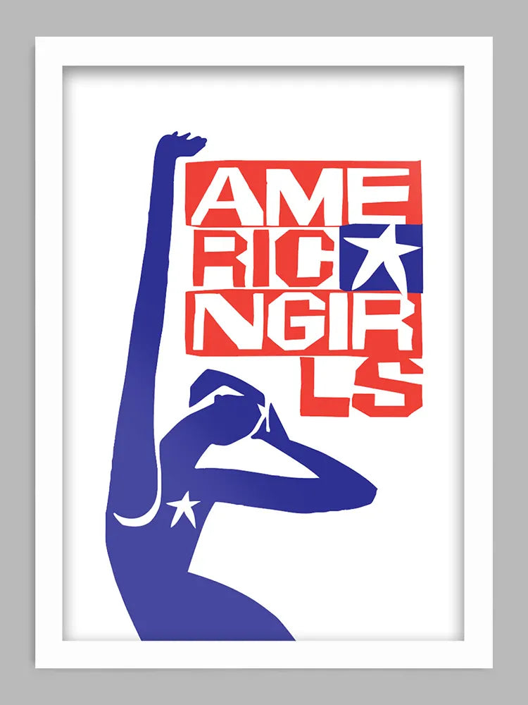 American Girls - Music Print. Minimalist interpretation of Harry Styles' hit single.