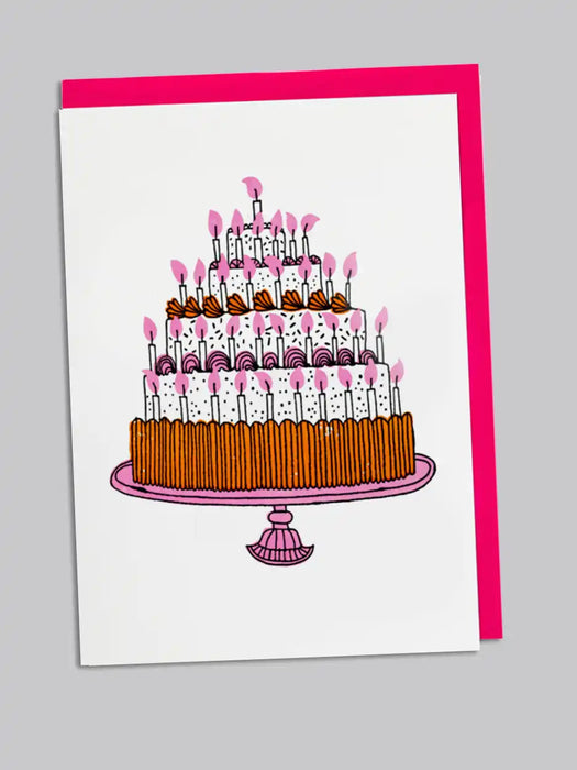 birthday cake card