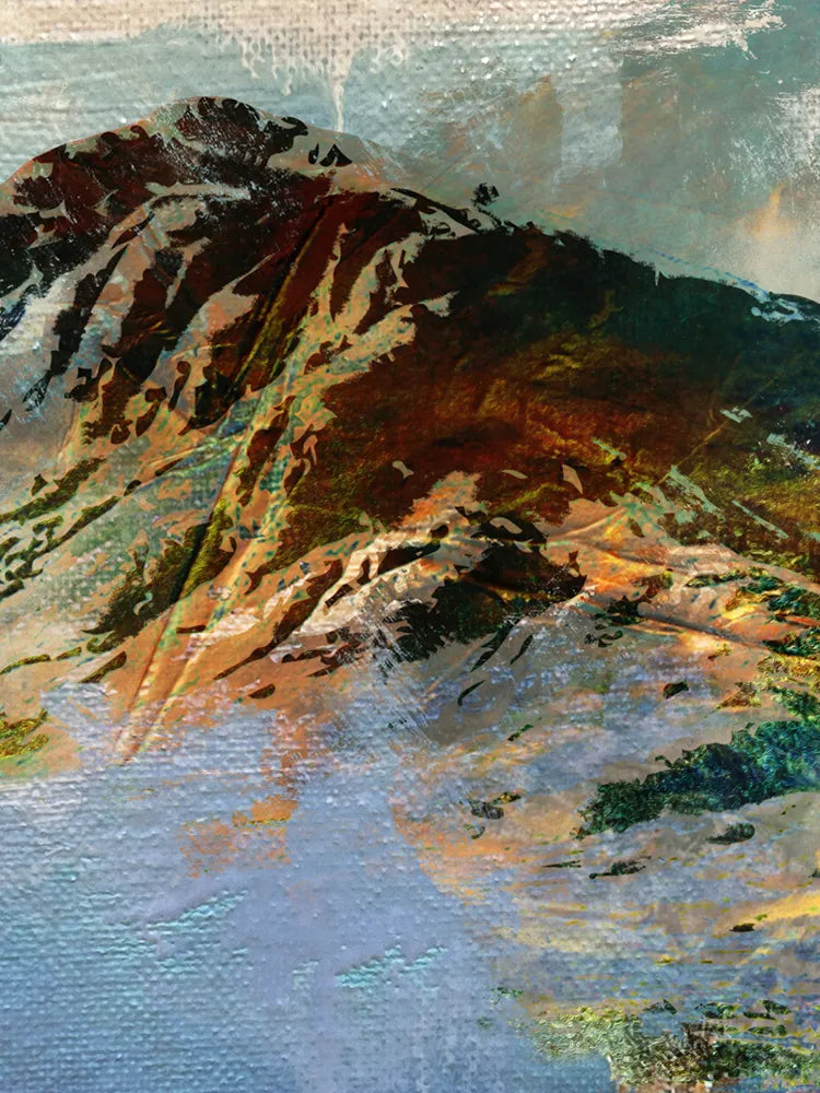 Buachaille Etive Mòr Print. One of the most popular and recognisable of the Scottish Munros. Features Lagangarbh Hut.