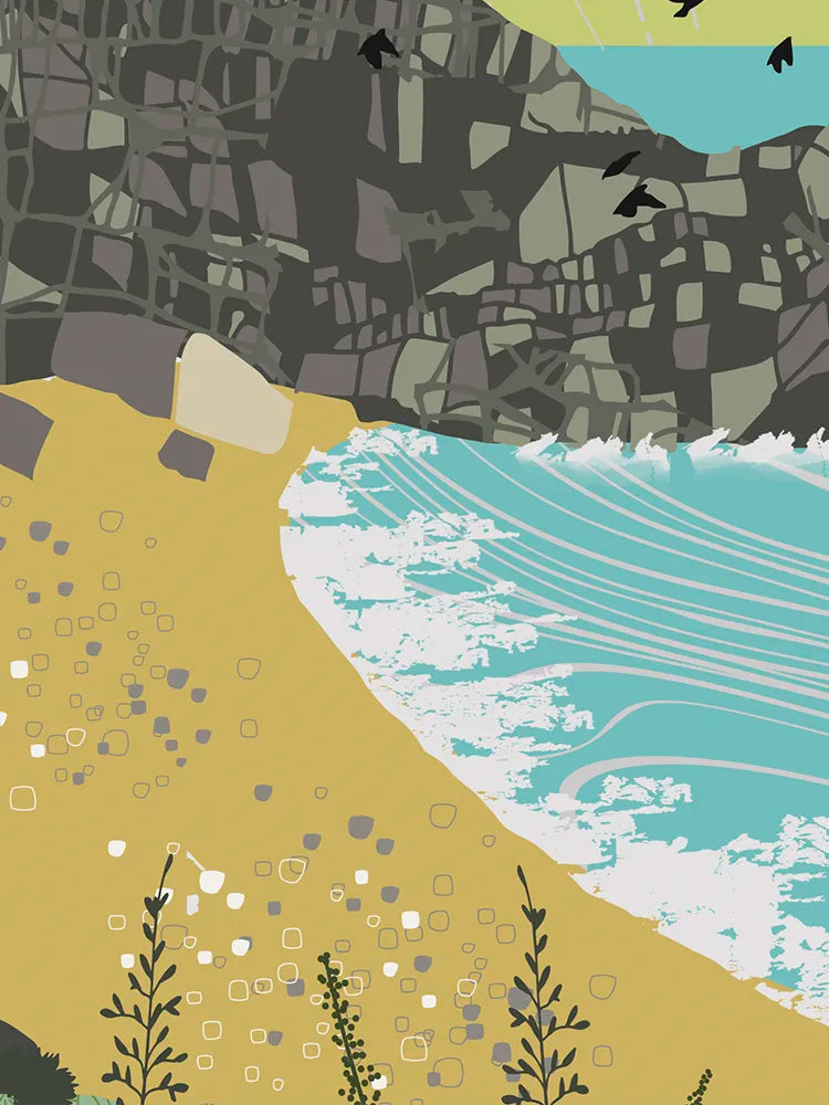 Durdle Door - Dorset Poster Print. Durdle Door is one of Dorset's most famous and iconic landmarks.