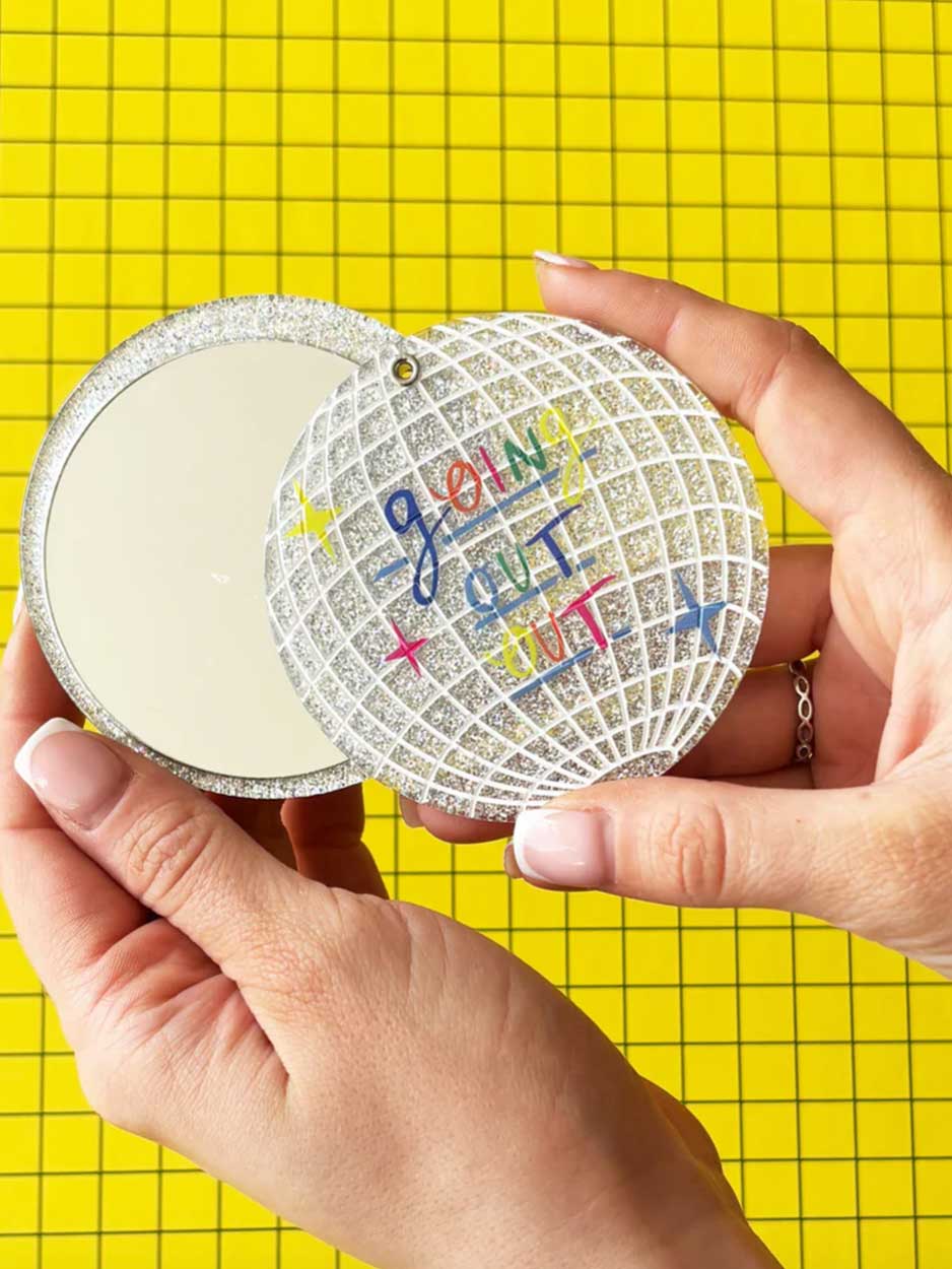 Going Out Out! Compact Mirror