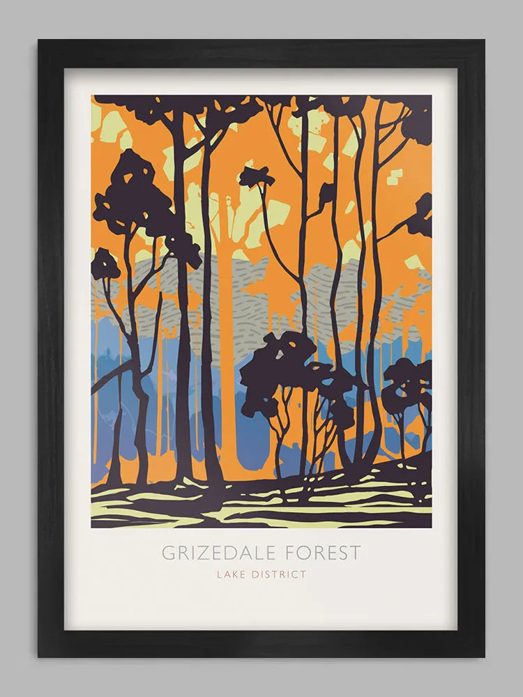 Grizedale Forest - Lake District Print - The popular forest in the Lake District. Beautiful scenery and attractions in arts and activities.