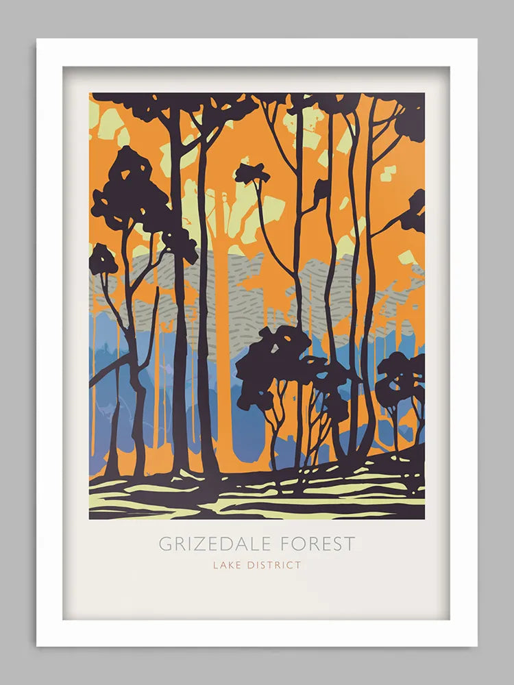 Grizedale Forest - Lake District Print - The popular forest in the Lake District. Beautiful scenery and attractions in arts and activities.