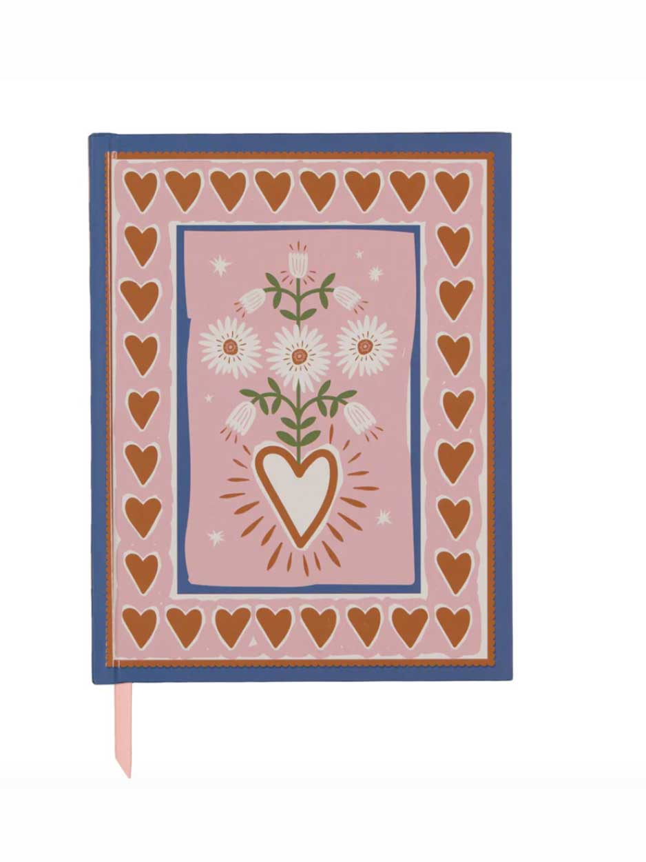 Heart Illustration - Hardback Notebook