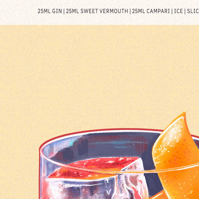 Negroni - Becki Gill Illustration