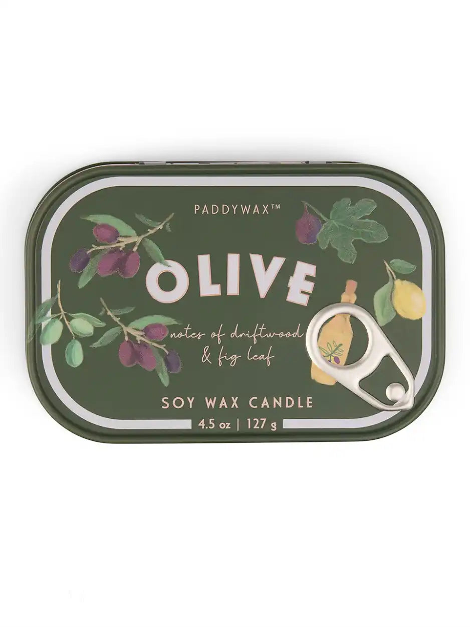 Two Wick Bistro Candle Tin - Driftwood & Fig Leaf