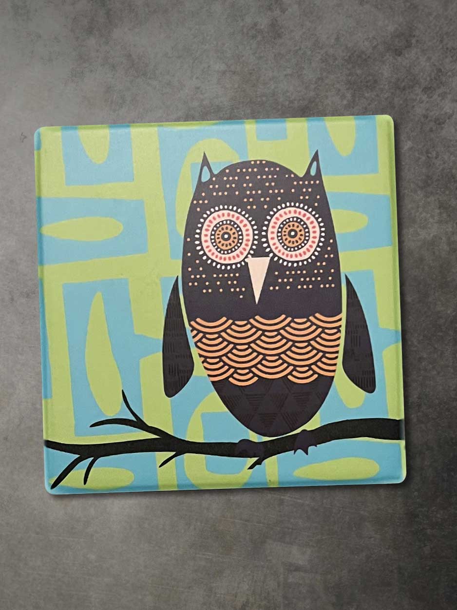 Owl Ceramic Coaster