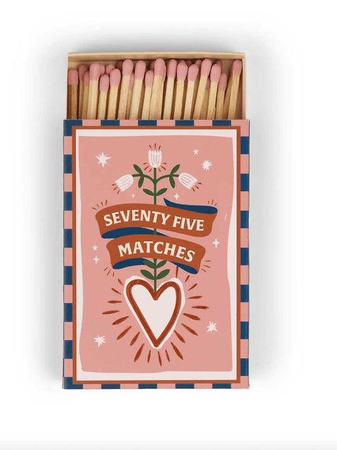 Heart - Extra Long Safety Matches – The Northern Line