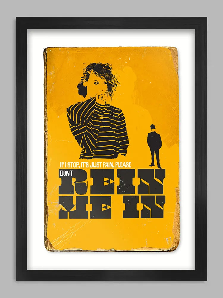Rein Me In - Music Print. Retro book jacket interpretation of Sam Fender's hit single.