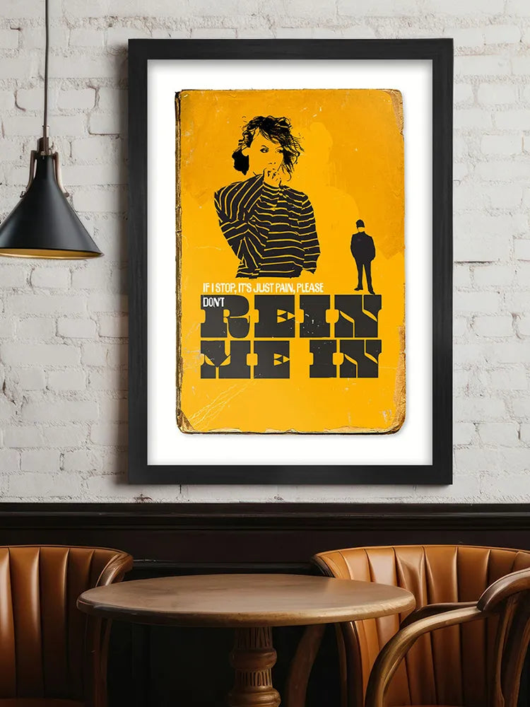 Rein Me In - Music Print. Retro book jacket interpretation of Sam Fender's hit single.