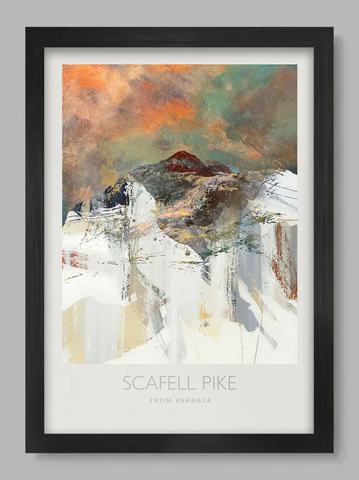 Scafell Pike From Eskdale - Poster Print