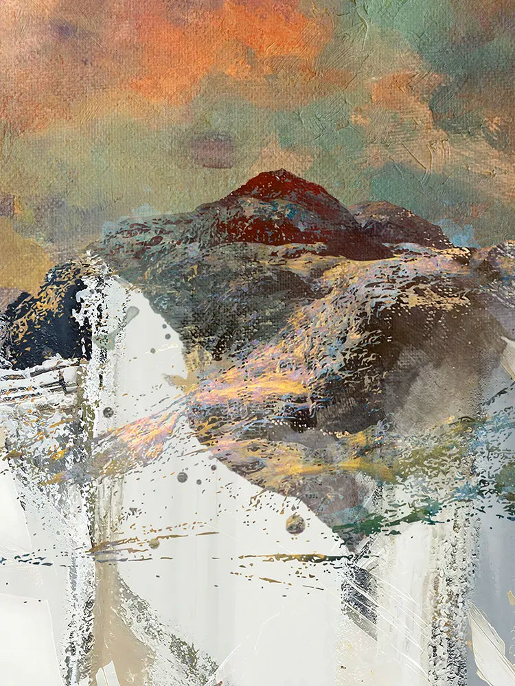 Scafell Pike From Eskdale - Poster Print