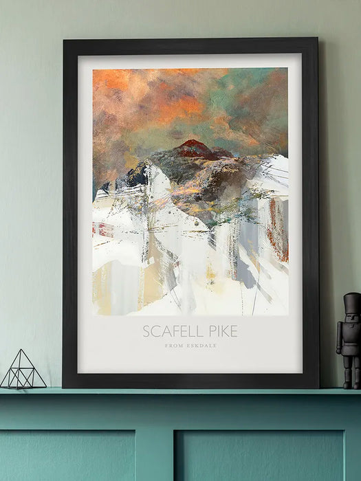 Scafell Pike From Eskdale - Poster Print