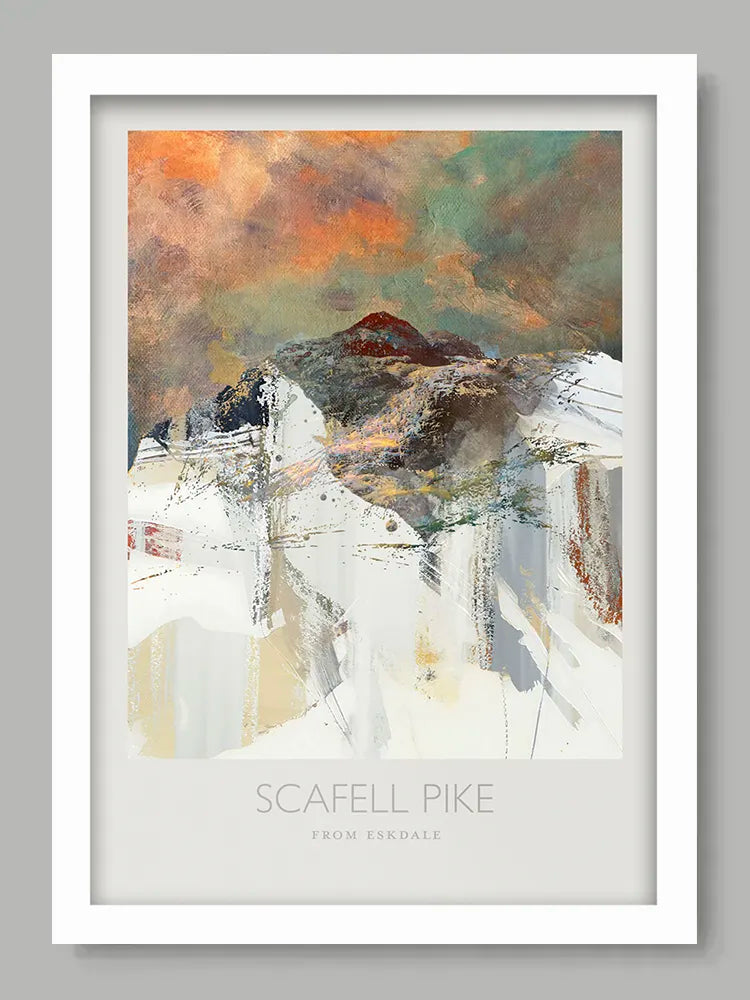 Scafell Pike From Eskdale - Poster Print