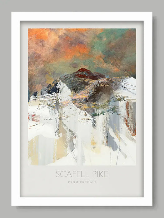 Scafell Pike From Eskdale - Poster Print