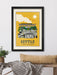 Settle - Poster Print. Celebrates the delightful Yorkshire town in the Dales. Featuring The Shambles, Castleberg Hill and the famous Carlisle to Settle railway.