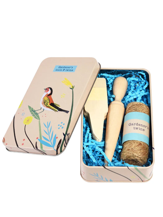 Gardener's Tools & Twine Tin