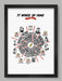 TT Wheel of Fame - Poster Print celebrates some of the TT riders across all eras