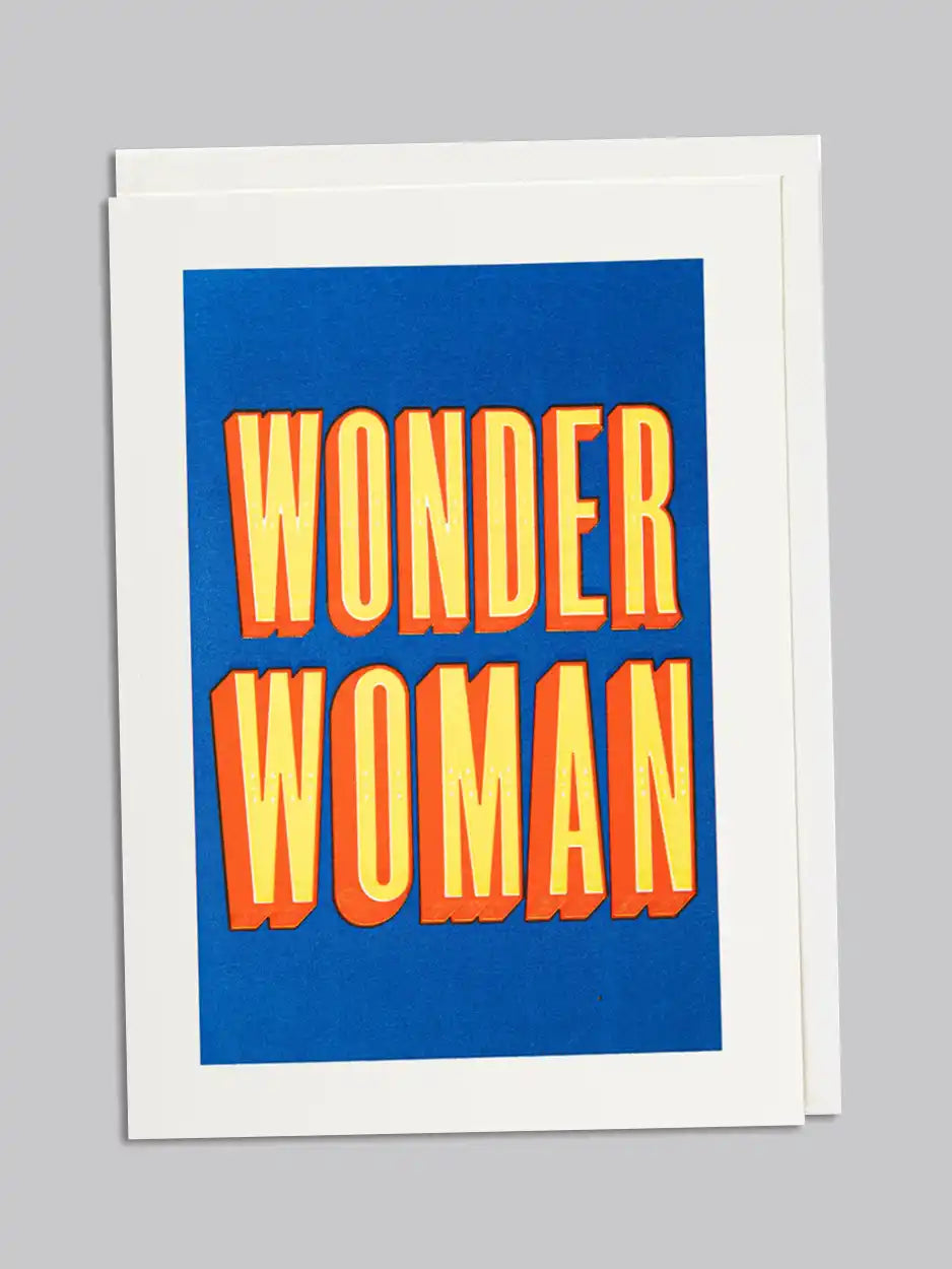 Wonder Woman  -  Blank Greeting Card