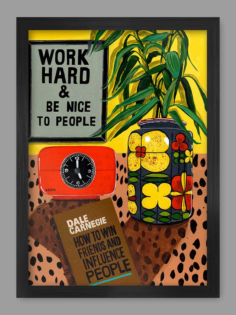 Work Hard Print