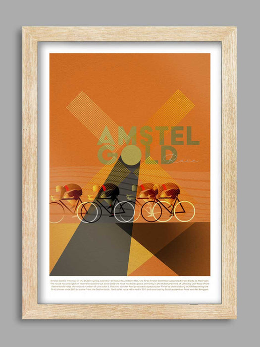 Amstel Gold Race Cycling Poster Print