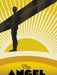Angel of the North - Poster Print. Art Deco style style poster celebrating the famous Antony Gormley sculpture in Gateshead.