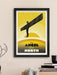 Angel of the North - Poster Print. Art Deco style style poster celebrating the famous Antony Gormley sculpture in Gateshead.