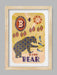 B is for Bear Poster Print